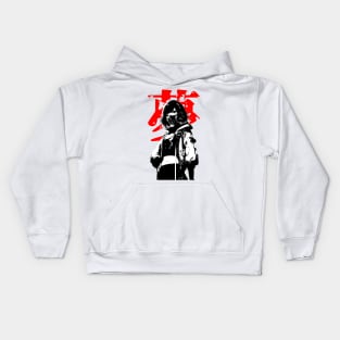 Cyberpunk Yakuza Japanese Streetwear Cyborg Girl Kids Hoodie